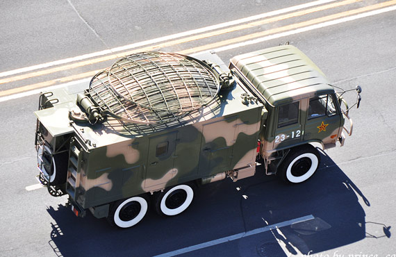 去年國慶閱兵中亮相的機動式地面雷達